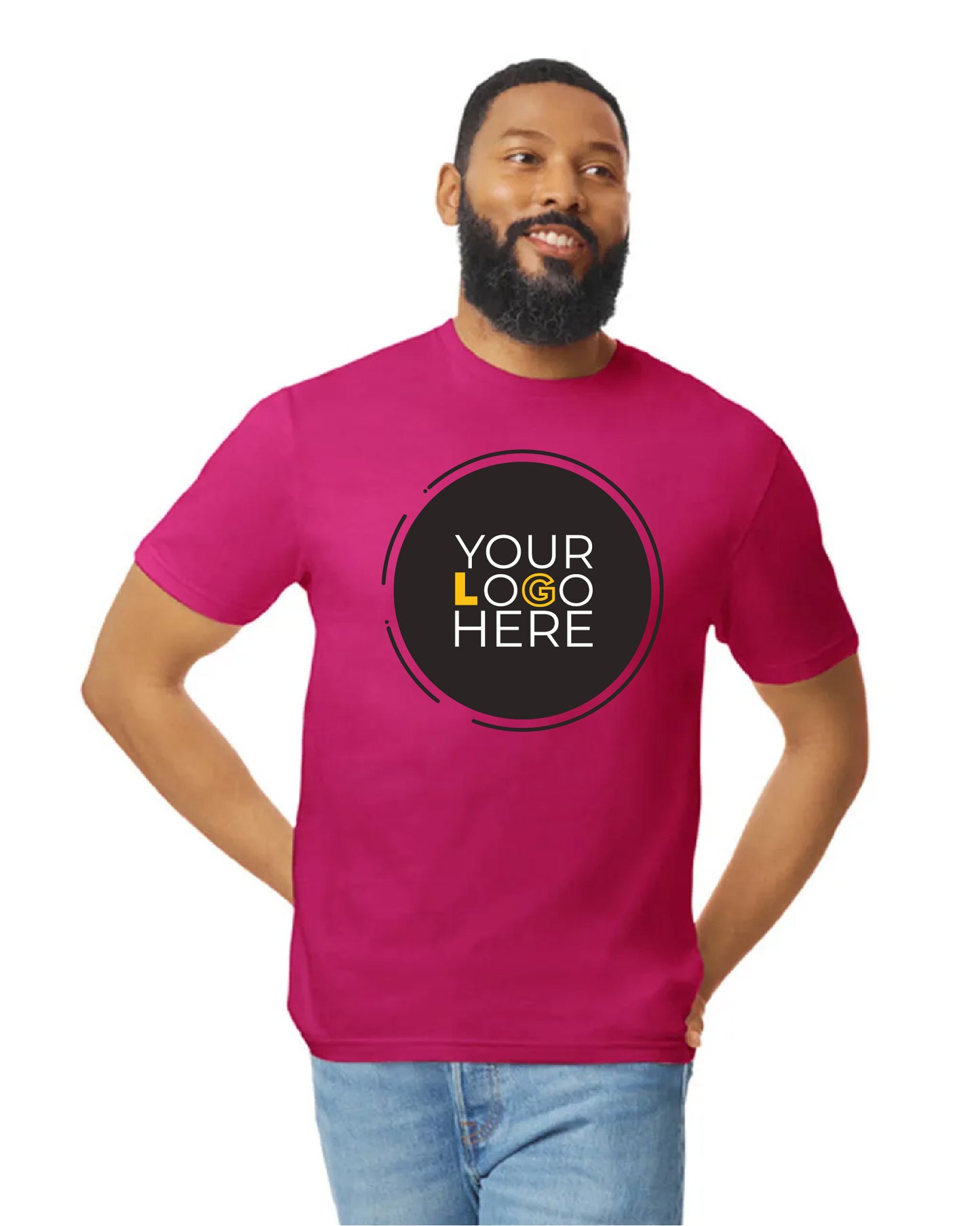 Single Custom T-Shirt – Gildan Softstyle | Personalized Print | Premium Ring-Spun Cotton