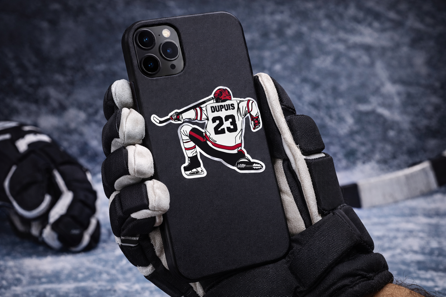 Personalized Hockey Player Stickers