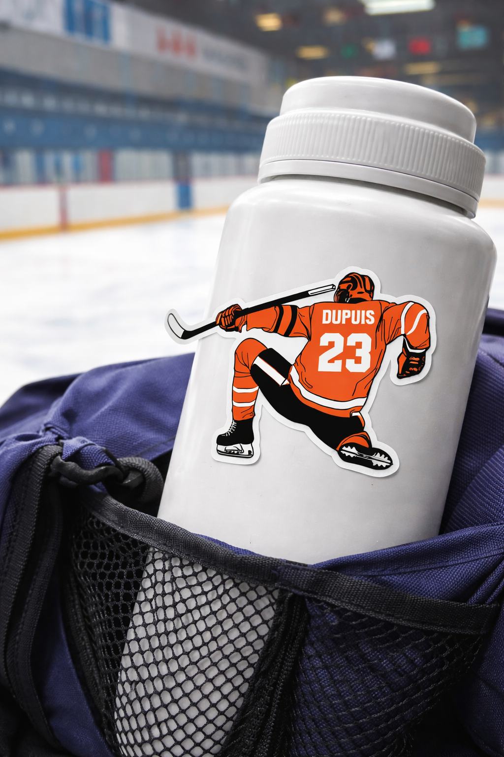 Personalized Hockey Player Stickers