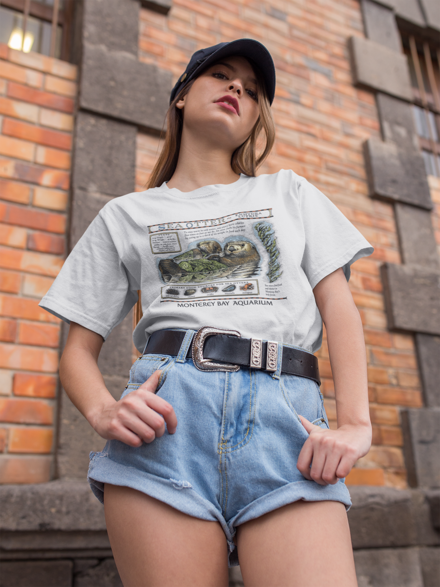 Monterey Bay Style Sea Otter Shirt