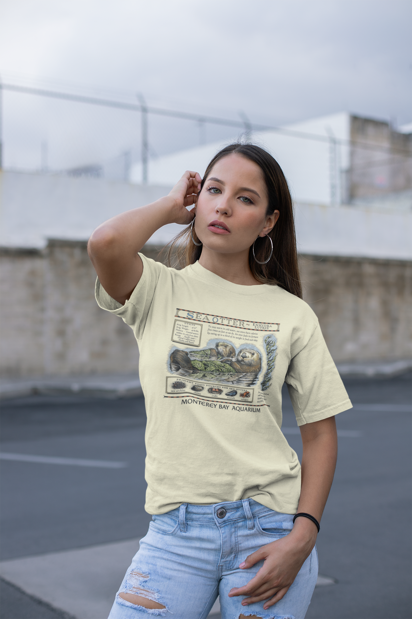 Monterey Bay Style Sea Otter Shirt