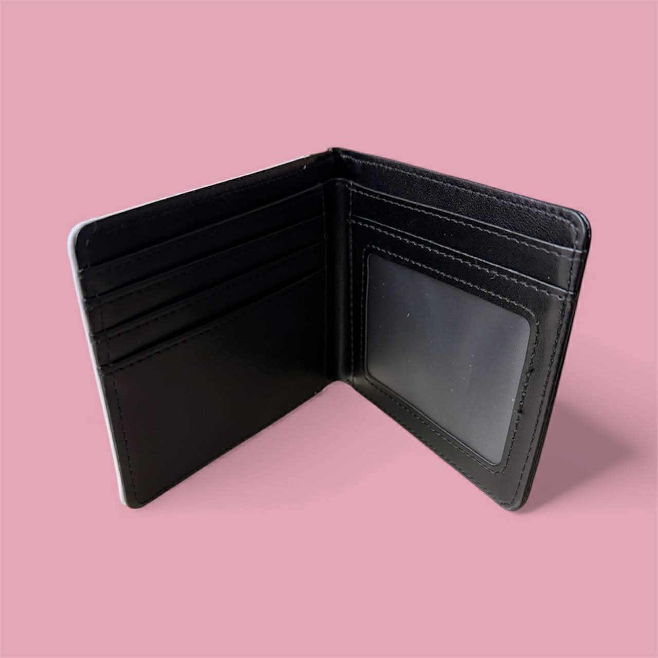 Custom Slim Wallet – Personalized Front Print