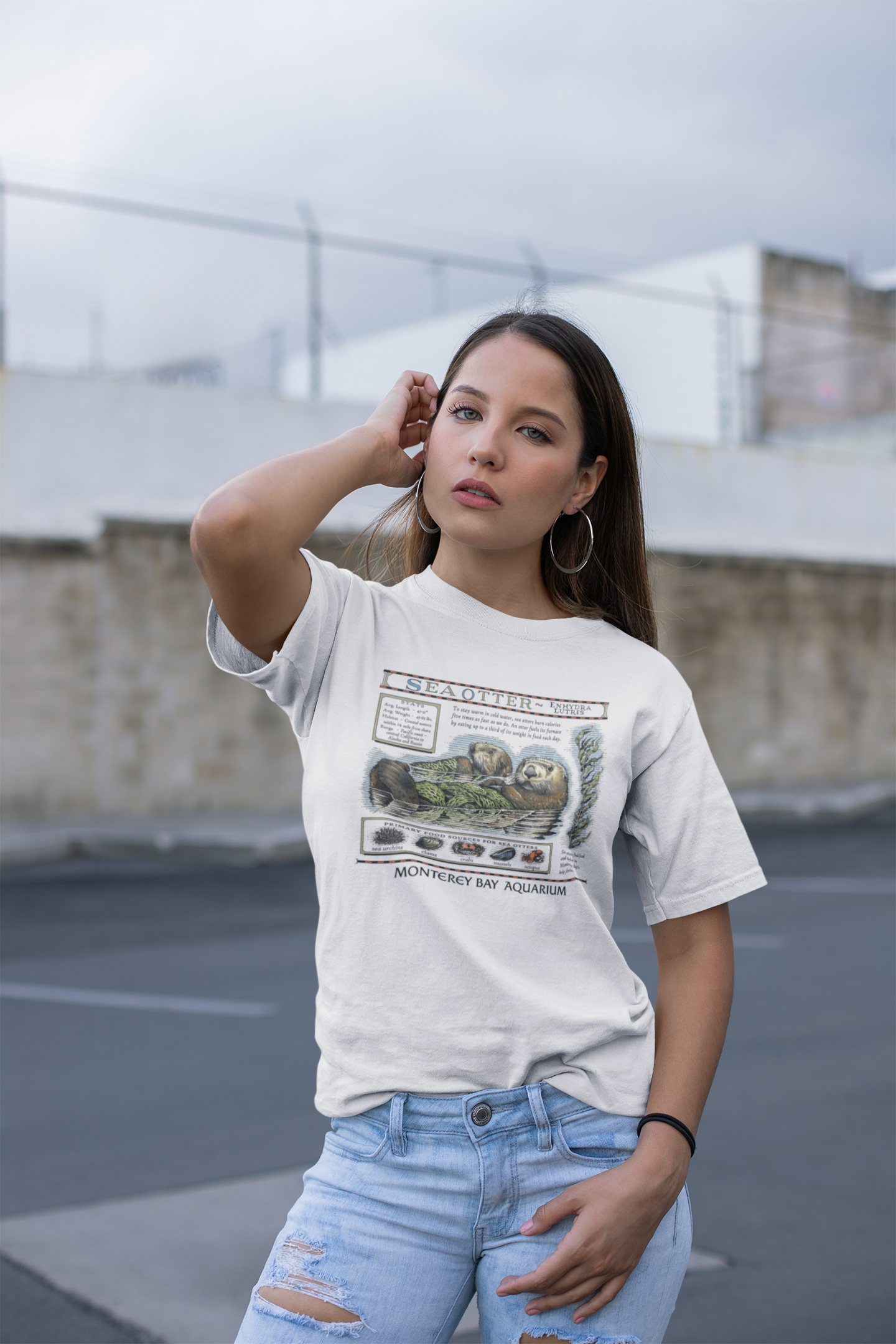 Monterey Bay Style Sea Otter Shirt